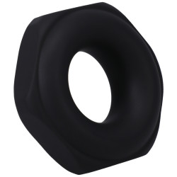 RockSolid by Doc Johnson Cockring The Nut 25 mm Noir